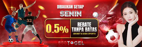 888Togel Rebate Tanpa Batas 0.5% - SBOBET